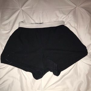 black soffe shorts